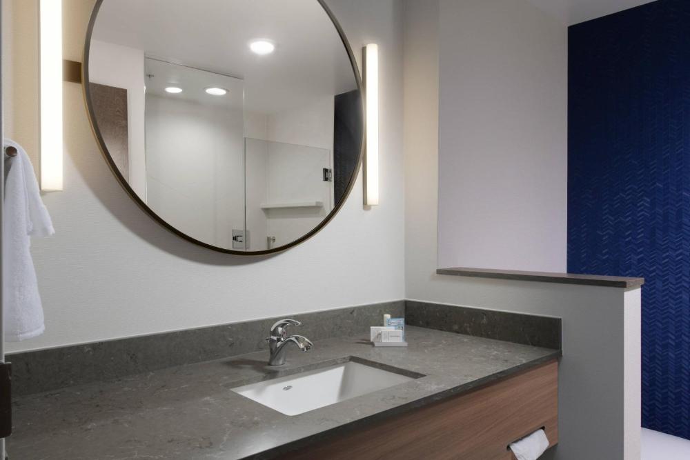 King Suite with Roll-In Shower, Transfer Shower and Sofa Bed - Mobility Access interior